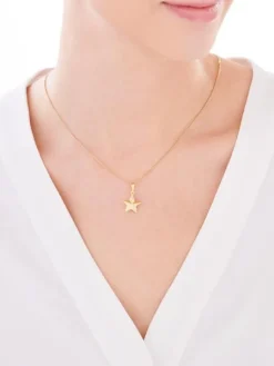 Złota zawieszka - gwiazda