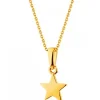 Złota zawieszka - gwiazda