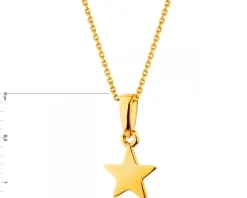 Złota zawieszka - gwiazda