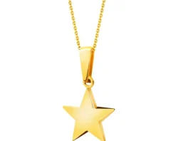 Złota zawieszka - gwiazda