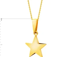 Złota zawieszka - gwiazda