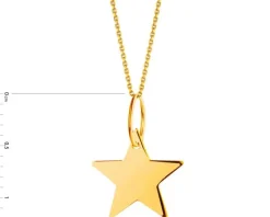 Złota zawieszka - gwiazda