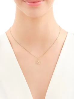 Złota zawieszka - gwiazda, serca