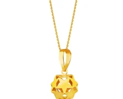 Złota zawieszka - gwiazdy