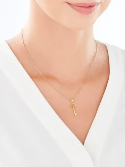 Złota zawieszka - kluczyk