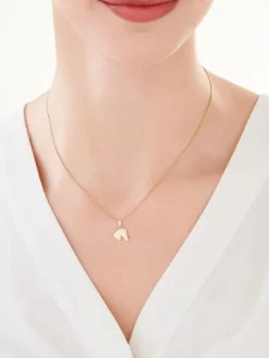 Złota zawieszka - koń