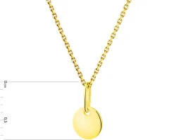 Złota zawieszka - koło