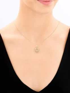 Złota zawieszka - Koziorożec