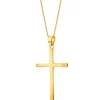 Złota zawieszka - krzyż