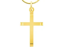Złota zawieszka - krzyż