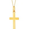 Złota zawieszka - krzyż