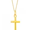 Złota zawieszka - krzyż