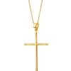 Złota zawieszka - krzyż