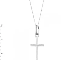 Złota zawieszka - krzyż