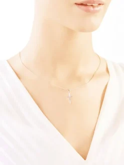 Złota zawieszka - krzyż