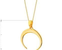 Złota zawieszka - Księżyc