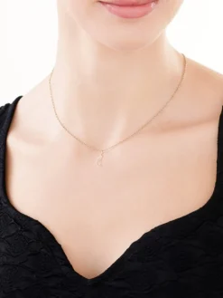 Złota zawieszka - Księżyc