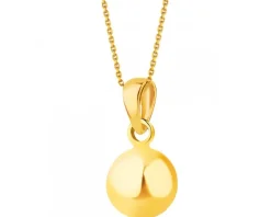 Złota zawieszka - kulka