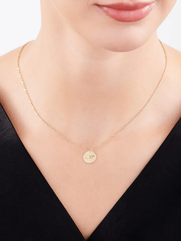 Złota zawieszka - latawiec