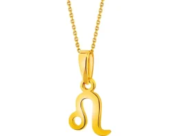 Złota zawieszka - Lew