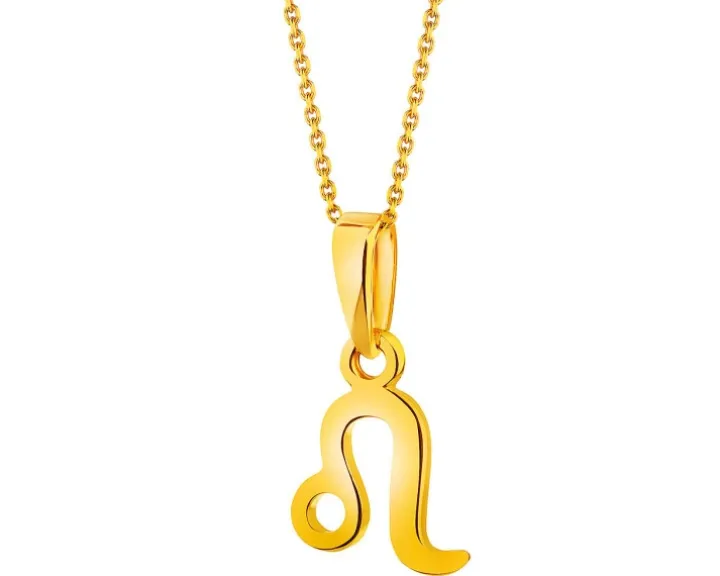 Złota zawieszka - Lew