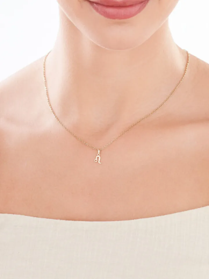 Złota zawieszka - Lew