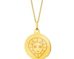 Złota zawieszka - Lew