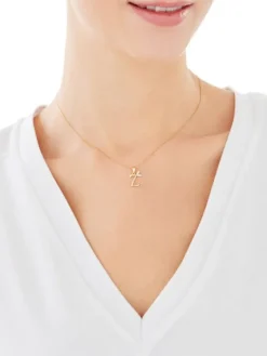 Złota zawieszka  - Litera Z