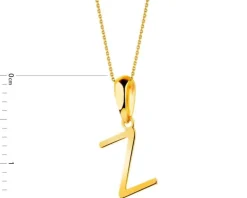 Złota zawieszka - litera Z