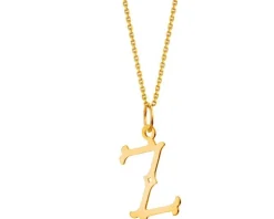 Złota zawieszka - litera Z