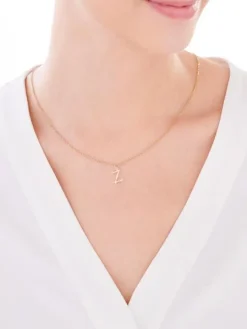 Złota zawieszka - litera Z