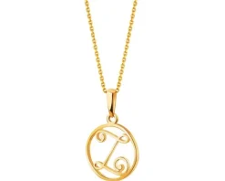 Złota zawieszka - litera Z