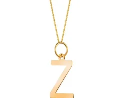 Złota zawieszka - litera Z