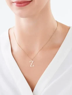 Złota zawieszka - litera Z