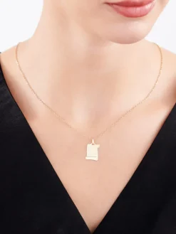 Złota zawieszka - medalik Ducha Świętego