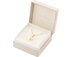 Złota zawieszka - medalik Matka Boska Częstochowska