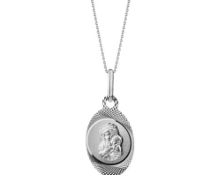 Złota zawieszka - medalik Matka Boska Częstochowska