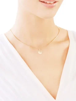 Złota zawieszka - medalik Matka Boska