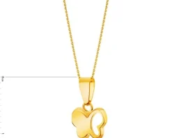 Złota zawieszka - motyl