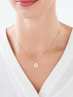 Złota zawieszka - motyl