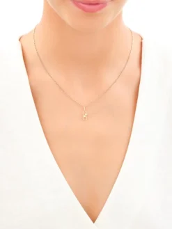 Złota zawieszka - nieskończoność