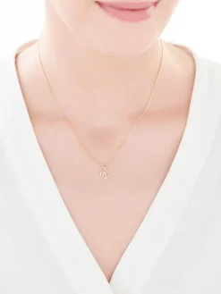 Złota zawieszka - Panna