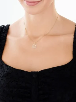 Złota zawieszka - piesek