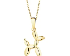 Złota zawieszka - piesek