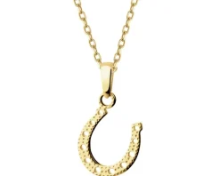 Złota zawieszka - podkowa