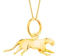 Złota zawieszka - puma