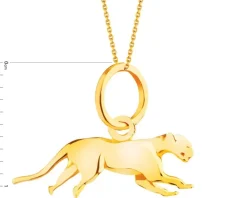 Złota zawieszka - puma