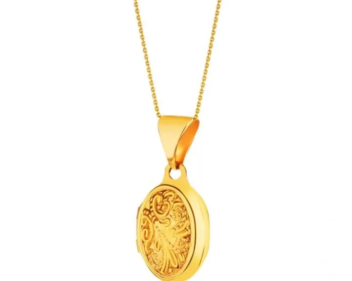 Złota zawieszka - puzderko