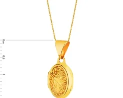 Złota zawieszka - puzderko