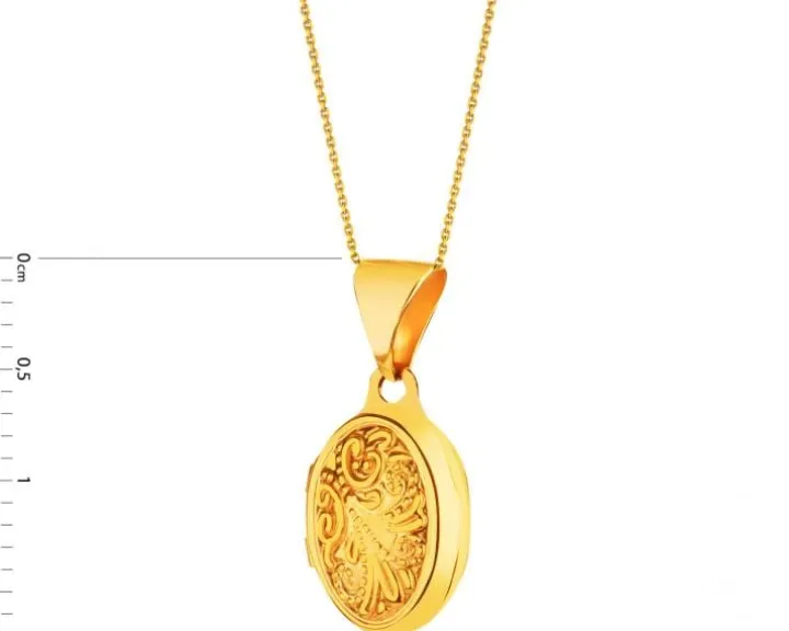 Złota zawieszka - puzderko